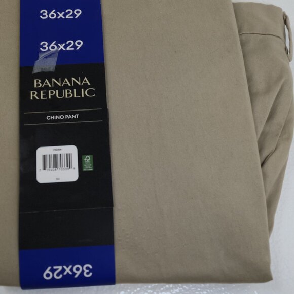 Banana Republic Mens Chino Pant Tan 36x29 - Picture 4 of 4